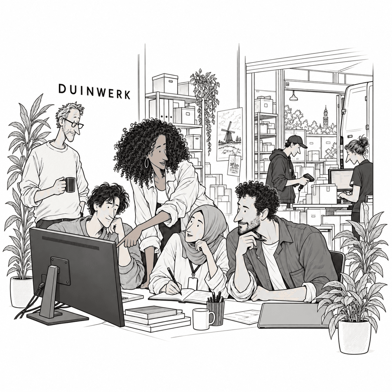 A team lead helps new colleagues work with the growing company’s systems and processes.