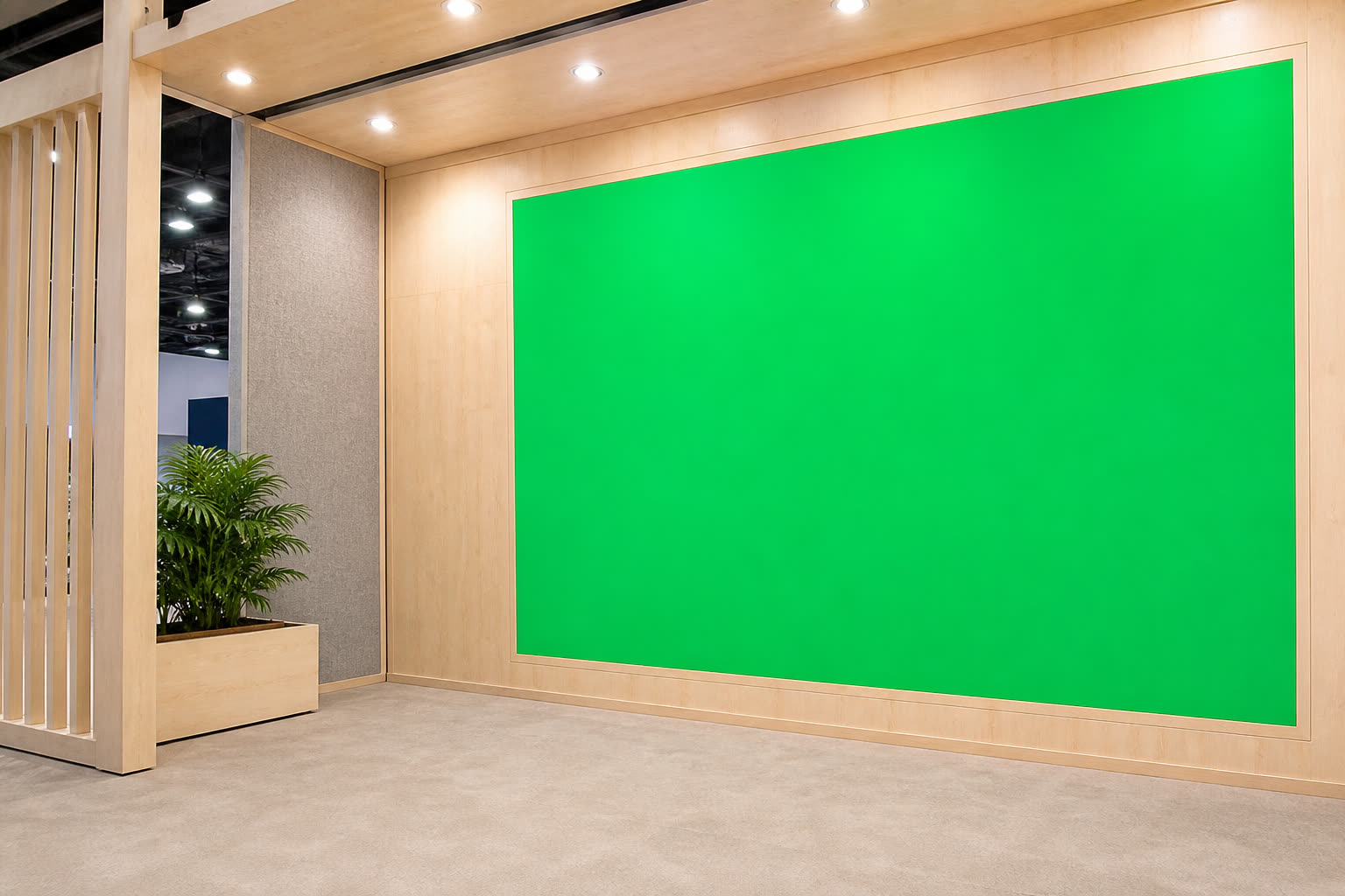 Conference mockup with a placeholder area for artwork
